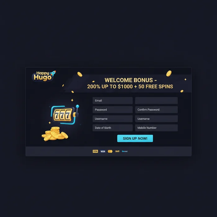 Happy Hugo Casino Signup